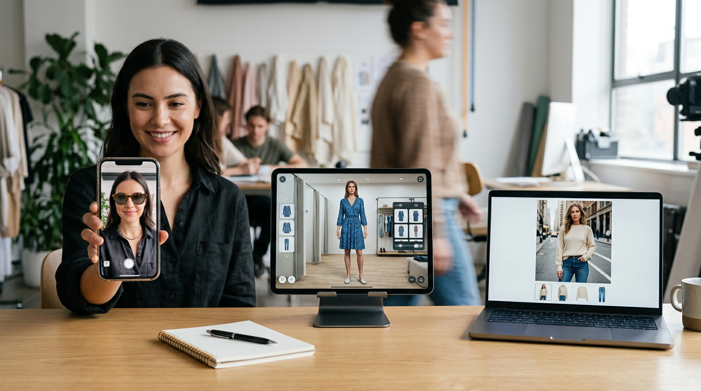 Comparison of AR overlay, avatar-based, and photo-based virtual try-on technologies for online clothes shopping