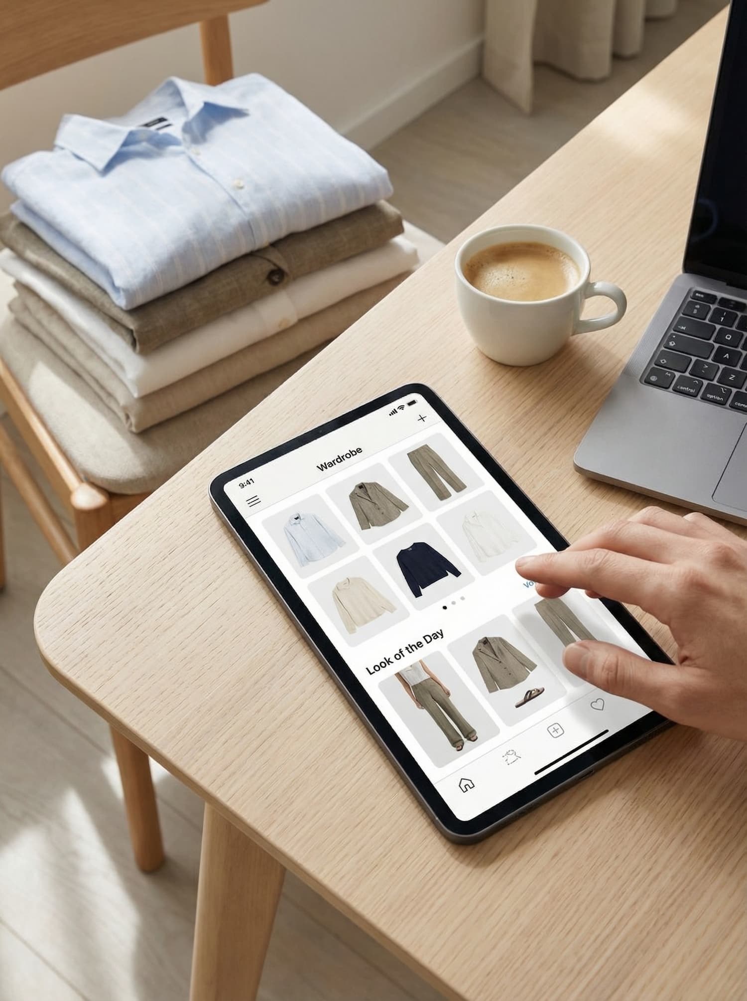 Digital wardrobe app to organize your style
